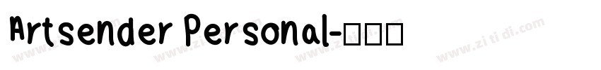 Artsender Personal字体转换